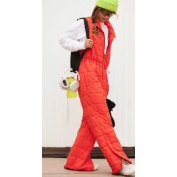 Free People FP Movement Pippa Packable Puffer Suit One Piece Ski Suit Packable - Picture 3 of 14